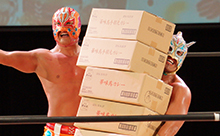 九州プロレス『筋肉せいもん払い’14』試合結果！次回大会に初代タイガーマスク参戦決定