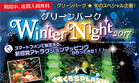 新感覚アトラクションマッピングが登場！「グリーンパークWinterNight2017」2018年2月25日までの土日祝日のみ開催