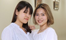 きらめきウーマン105　大学生の青木 桜さん、本田一花さん