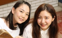 きらめきウーマン110　高校生の瀬戸まりなさん、大学生の泉桃音さん