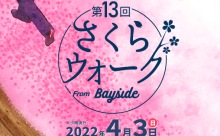 ３年ぶりの開催「さくらウォーク」4月3日（日曜日）にベイサイドスタート！参加申込受付中！