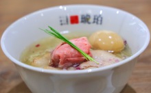 ちょうどE級グルメ！ミシュラン掲載店「宍道湖しじみ中華蕎麦 琥珀」福岡に進出！